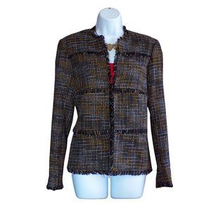 Multiples Frayed Jacket